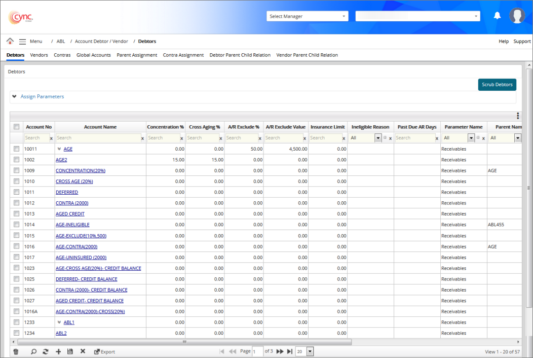 Debtors - Home Page